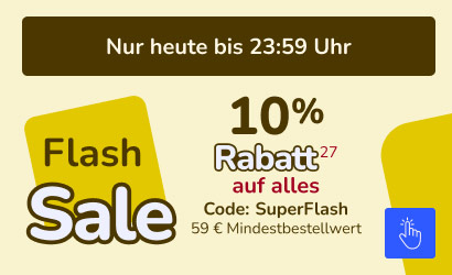 10 % Extra-Rabatt mit dem Code SuperFlash - Bedingungen siehe Fußnote 27