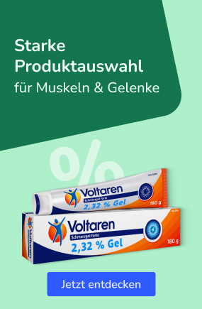 Starke Produktauswahl für Muskeln und Gelenke